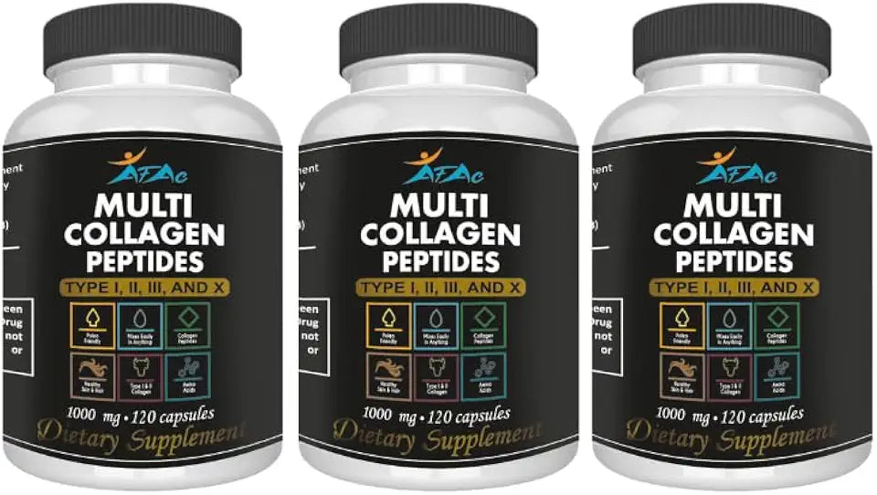 Collagen Peptides Supplement 360 Capsules 3 Pack N115534