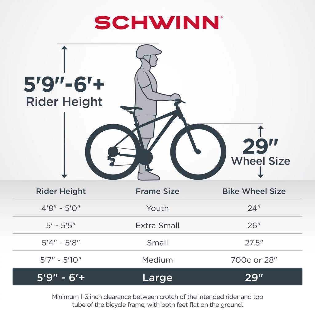 Black 8 Speed 29-inch Wheels Mountain Bike C128973