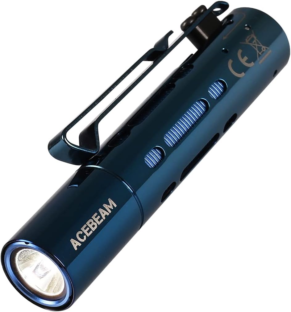Pocket EDC Flashlight 650 Lumens AA Rechargeable Flashlight E49234