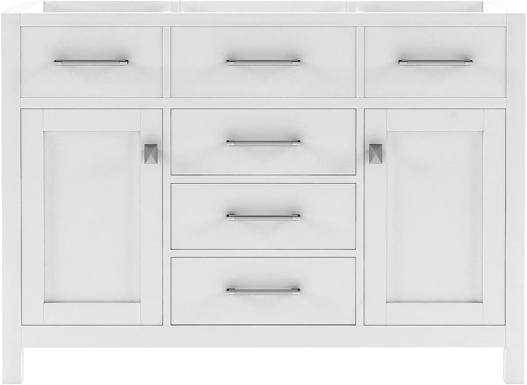White 48 inch Single Sink Bathroom Vanity Cabinet M863