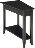 White Wedge End Table L58998