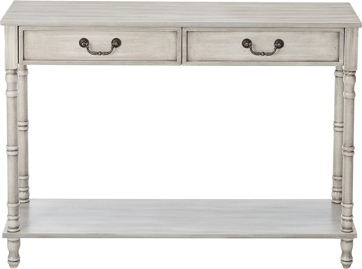 2 Drawer Wooden Console Sofa Table F288