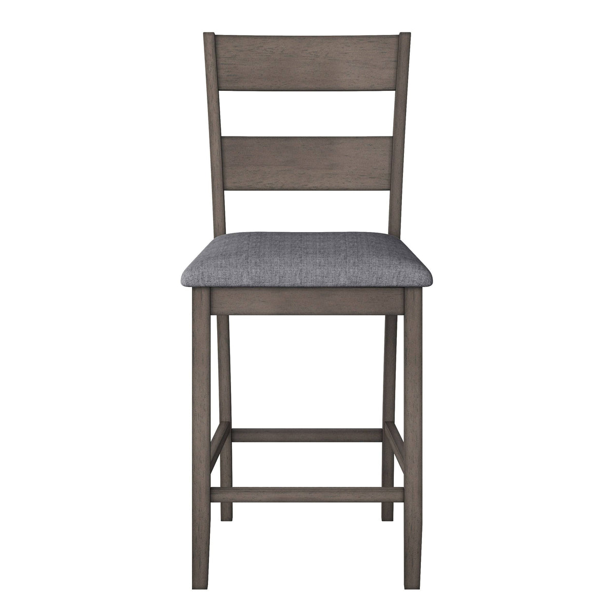 Washed Gray Counter Height Dining Chair Set of 2 B477109