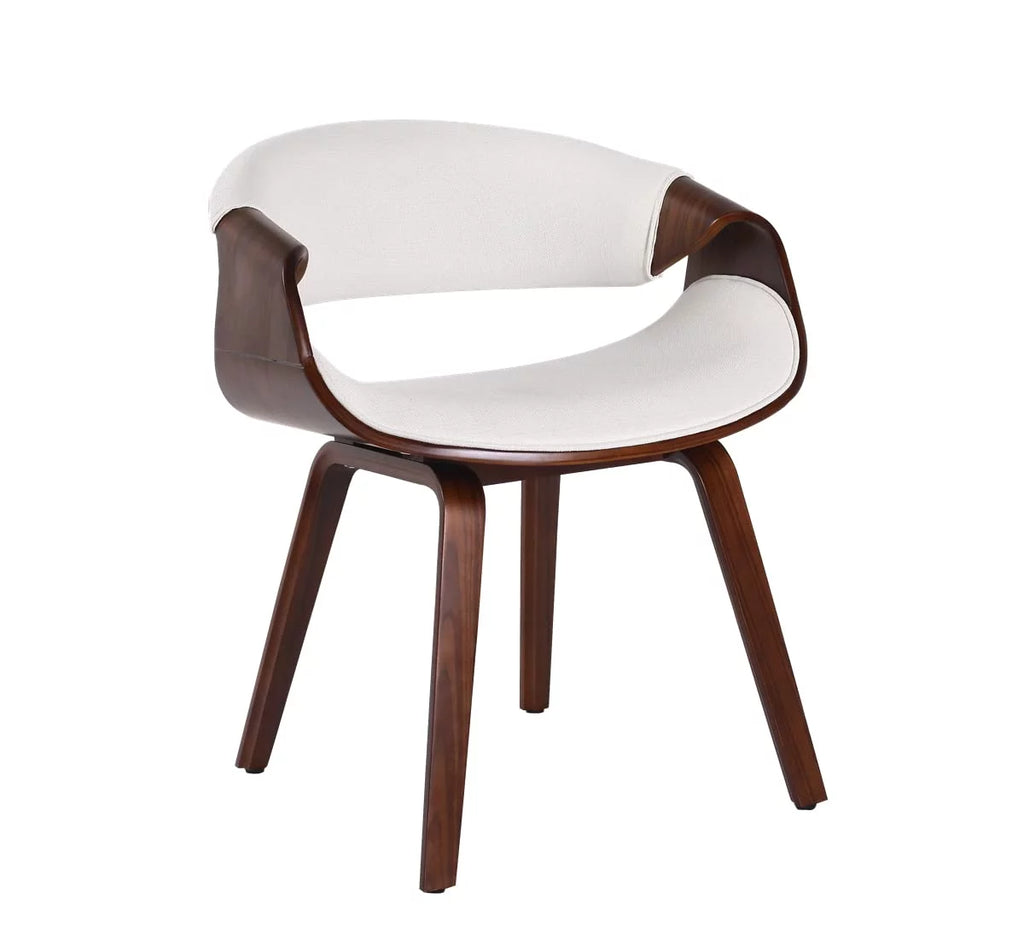 White PU Leather Bentwood Dining Chairs B212