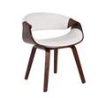 White PU Leather Bentwood Dining Chairs B212