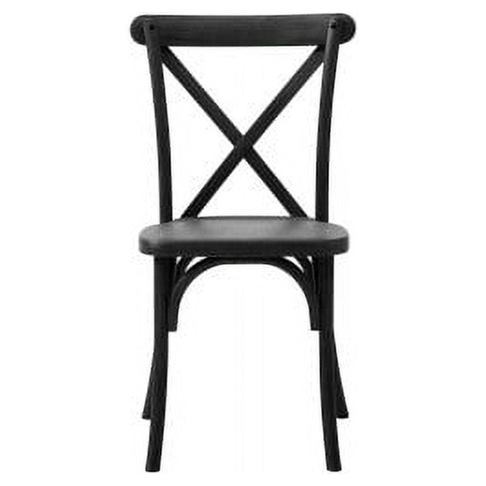 Resin Dining Side Chair Set of 4 U74348