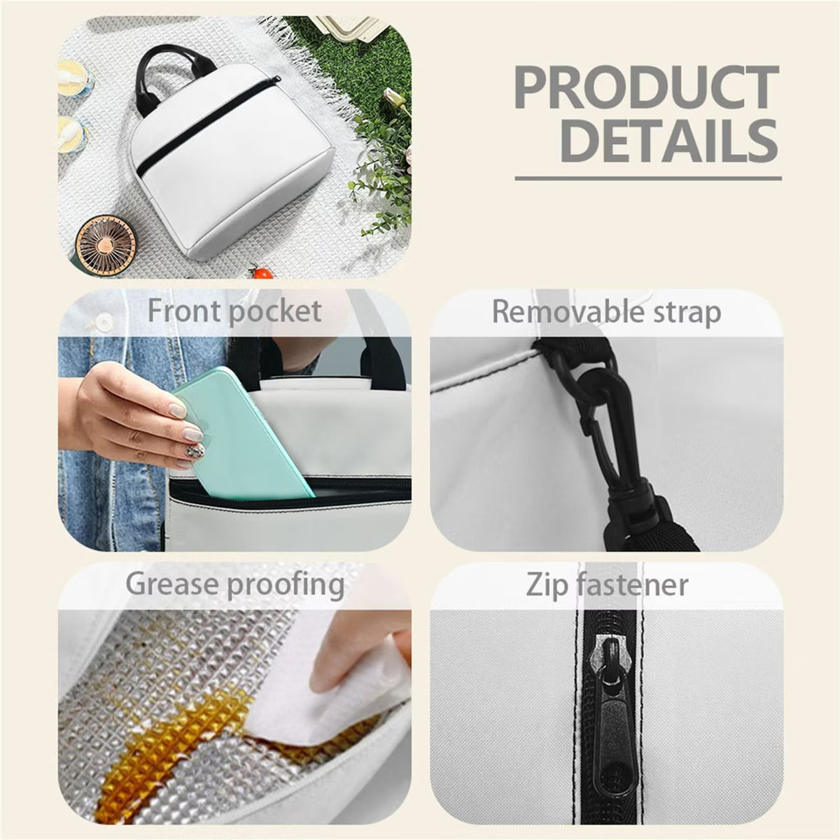3 in 1 Backpack Set with Insulated Lunch Handbag E692232