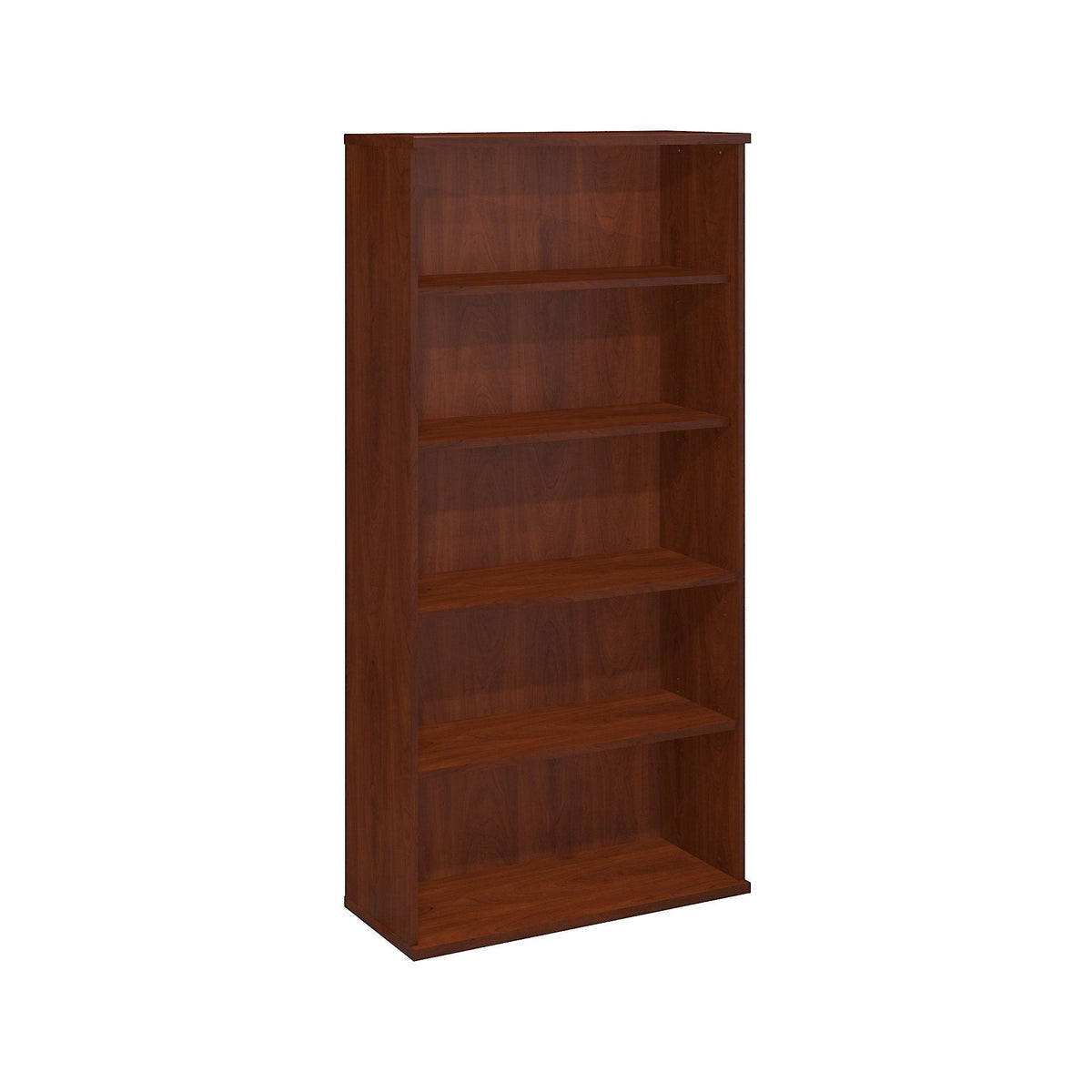 Storm Gray 5 Shelf Wood Composite Bookcase T68538
