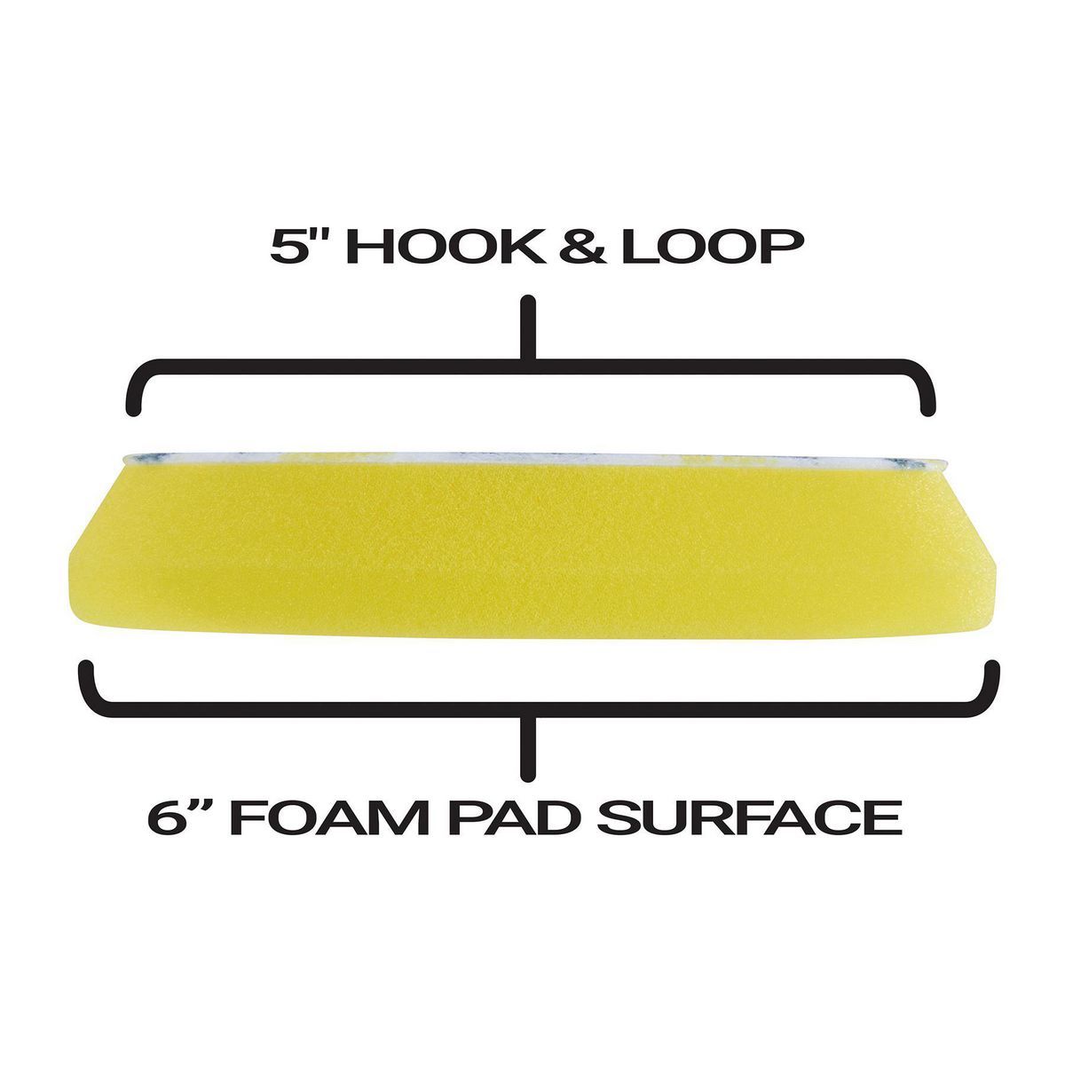 5 in. Polishing Foam Pad O8664
