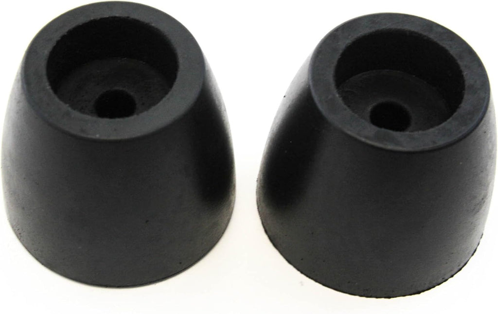 Red Hound Auto 24 Rubber Bumper for Trailer Compatible with Ramp Door Truck 2 Inches Thick Cone Replacement Cargo Stop G4466