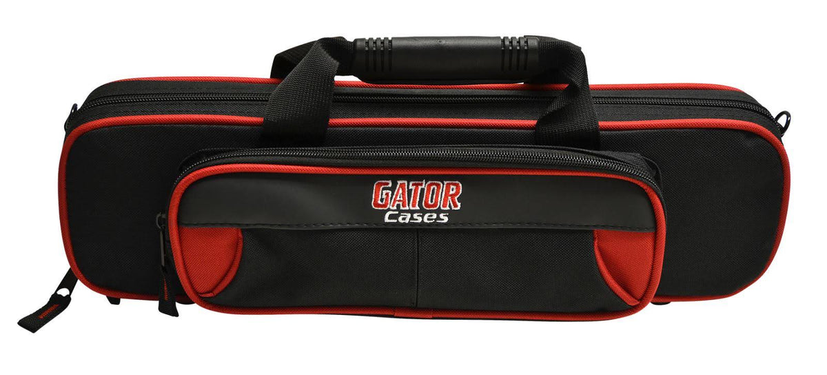 Red & Black Lightweight Flute Case C309