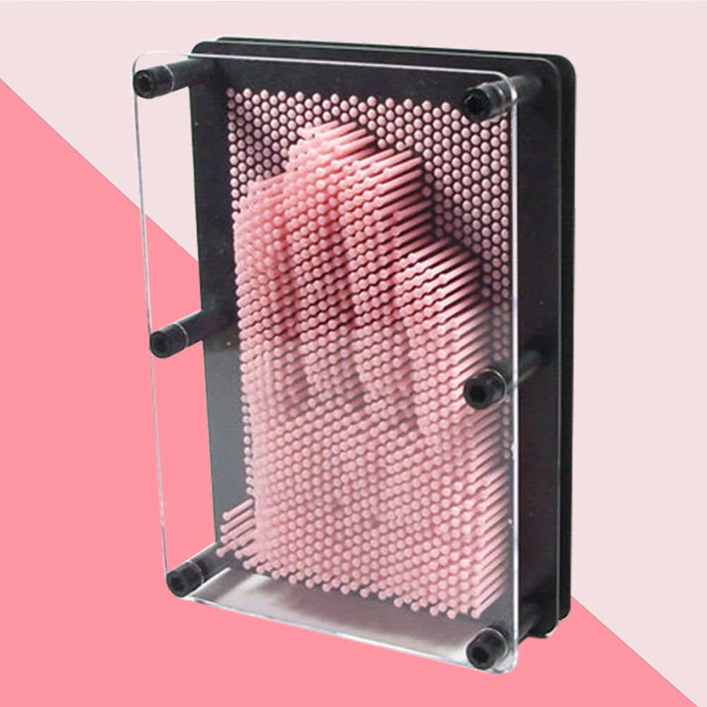 Medium Size Pink 3-Dimensional Pin Art Board Toy K397