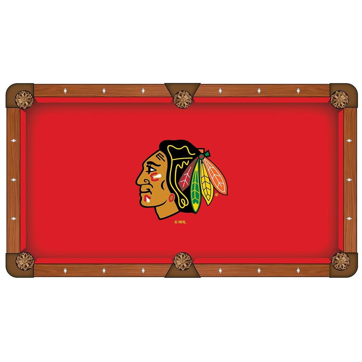 Chicago Blackhawks Pool Table Cloth H99468