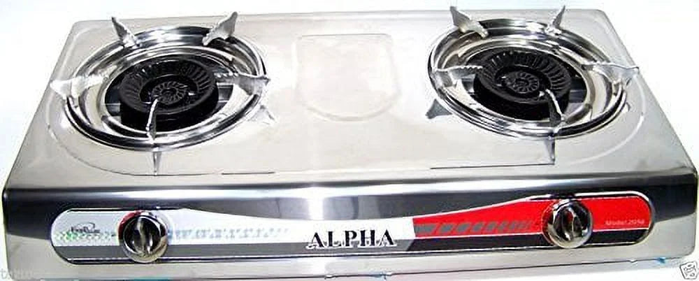 Portable Double Burner Propane Gas Stove B940325