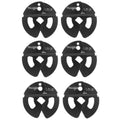 Fractional Weight Plates Set, Steel and Rubber, 1.25LB, 2.5LB, 5LB Q45702