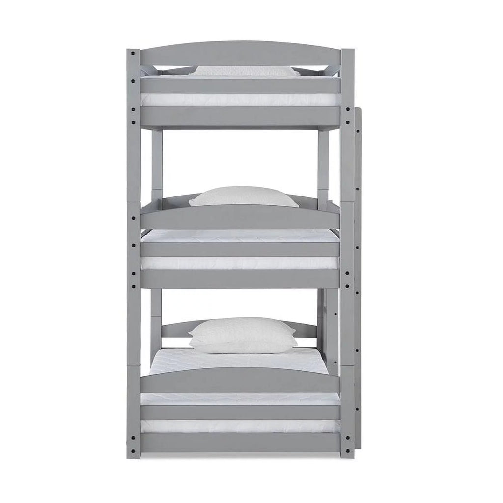 Gray Triple Floor Wood Bunk Bed P310690