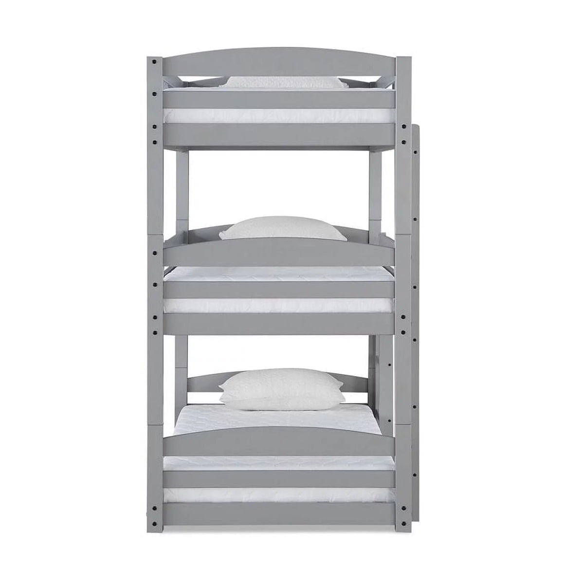 Gray Triple Floor Wood Bunk Bed P310690