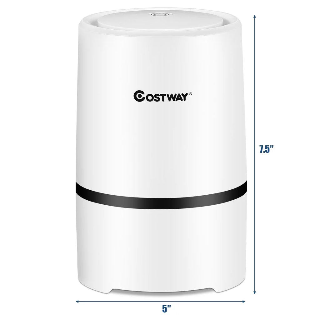 Air Purifier Mini Ionic HEPA with 3-in-1 Composite Filter Nightlight O829