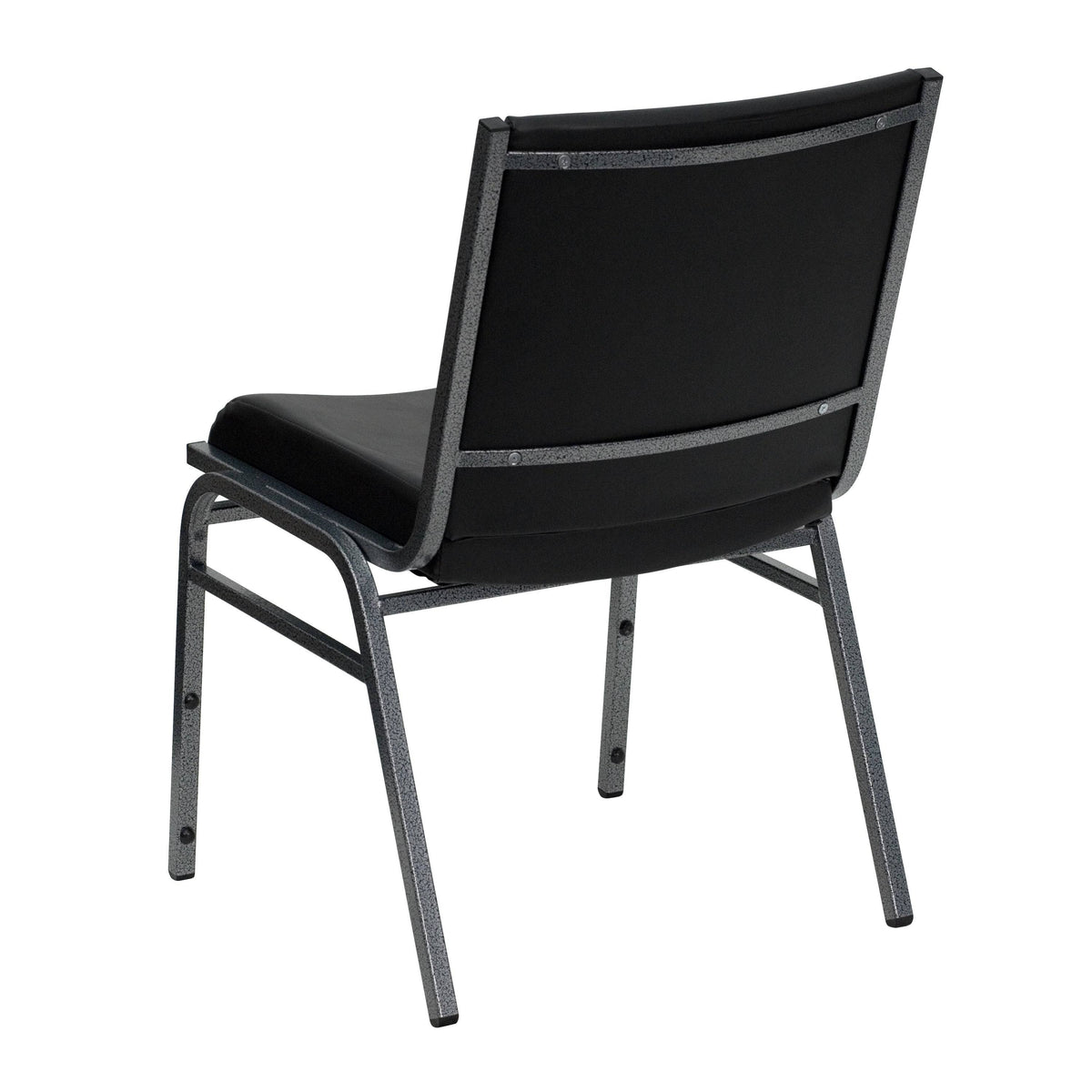 Black Patterned Fabric Stack Chair F128893