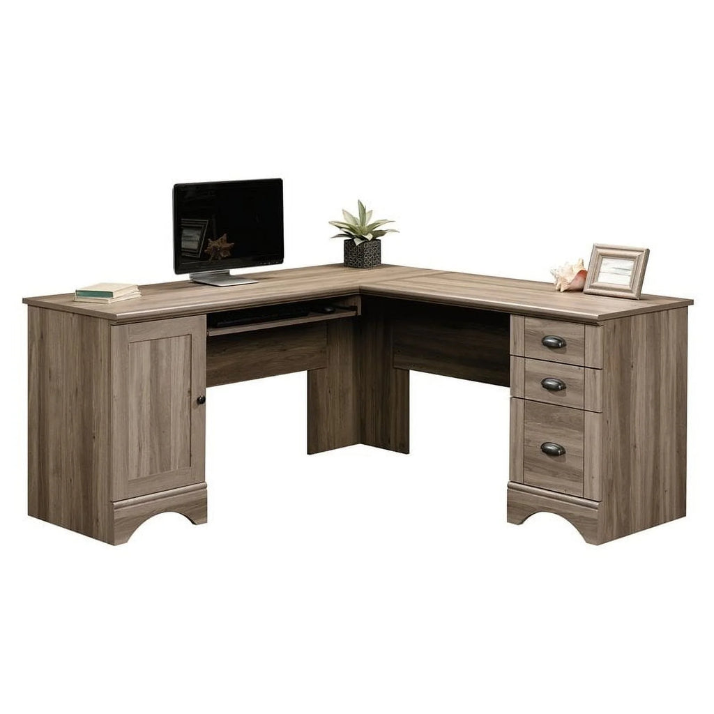 L-Shaped Engineered Wood Computer Desk Z47456