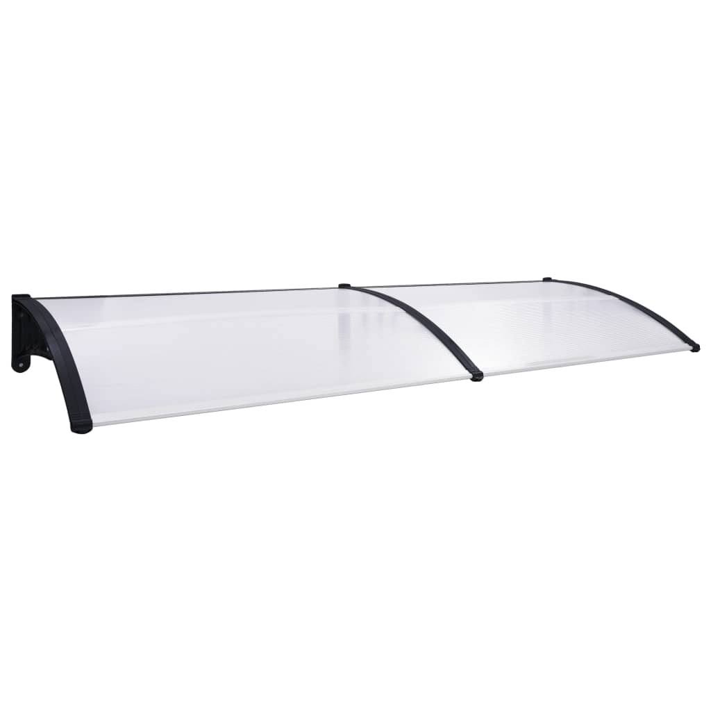Black and Transparent Door Canopy P7173