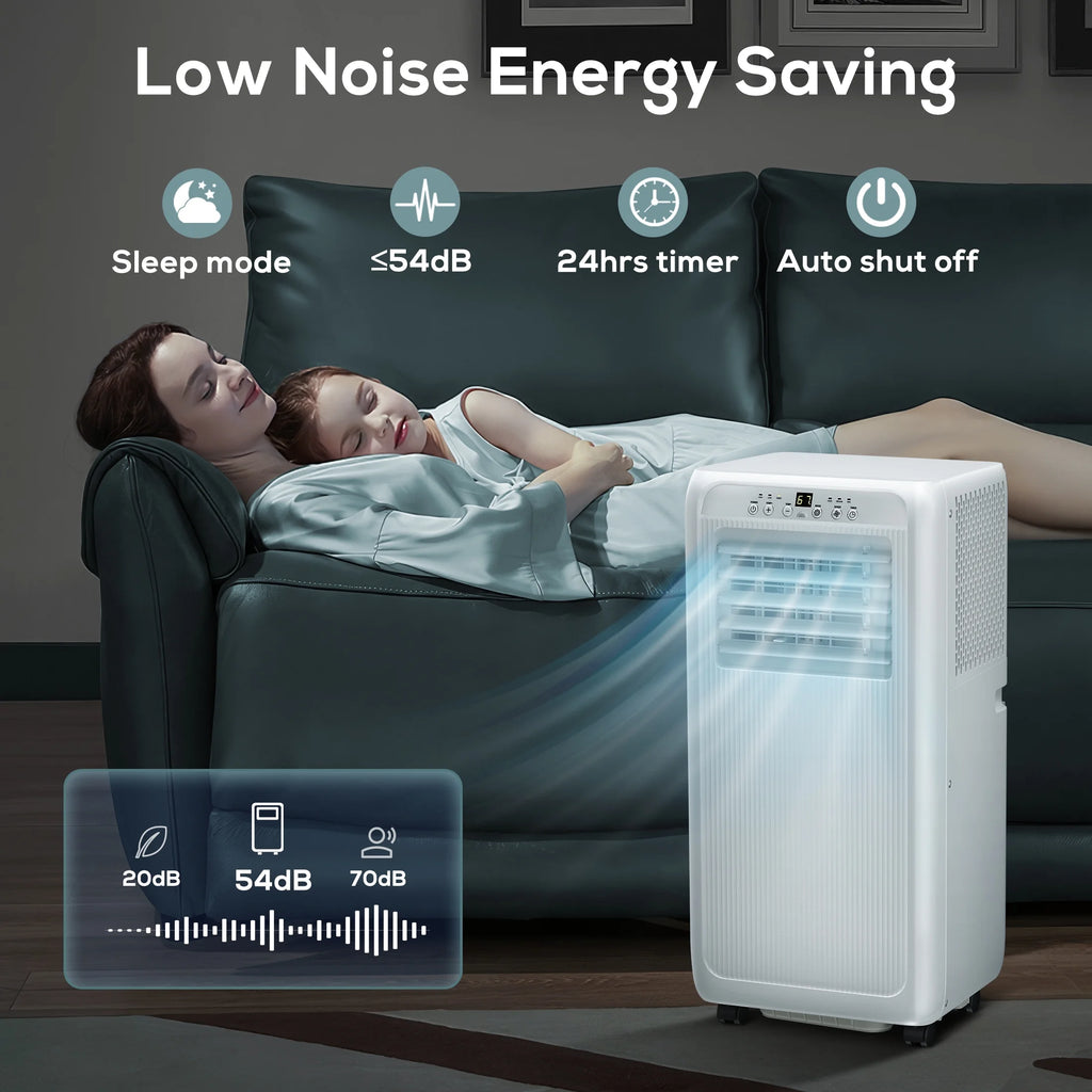 5000BTU Portable Air Conditioner 3 in 1 with 24-Hour Timer W4998