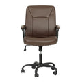 Brown Faux Leather Office Chair K200144