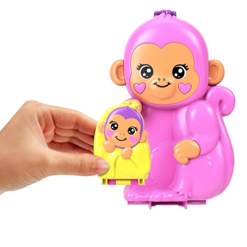 2-in-1 Travel Toy with 2 Micro Dolls and 16 Accessories M1498