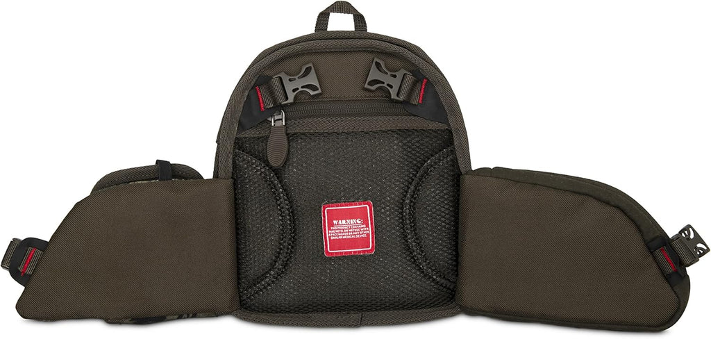 Waterproof Woodlands Camo Binocular Chest Pack with Rangefinder Pouch G37264