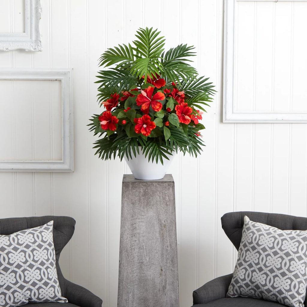 Artificial Plant in White Bowl U8786