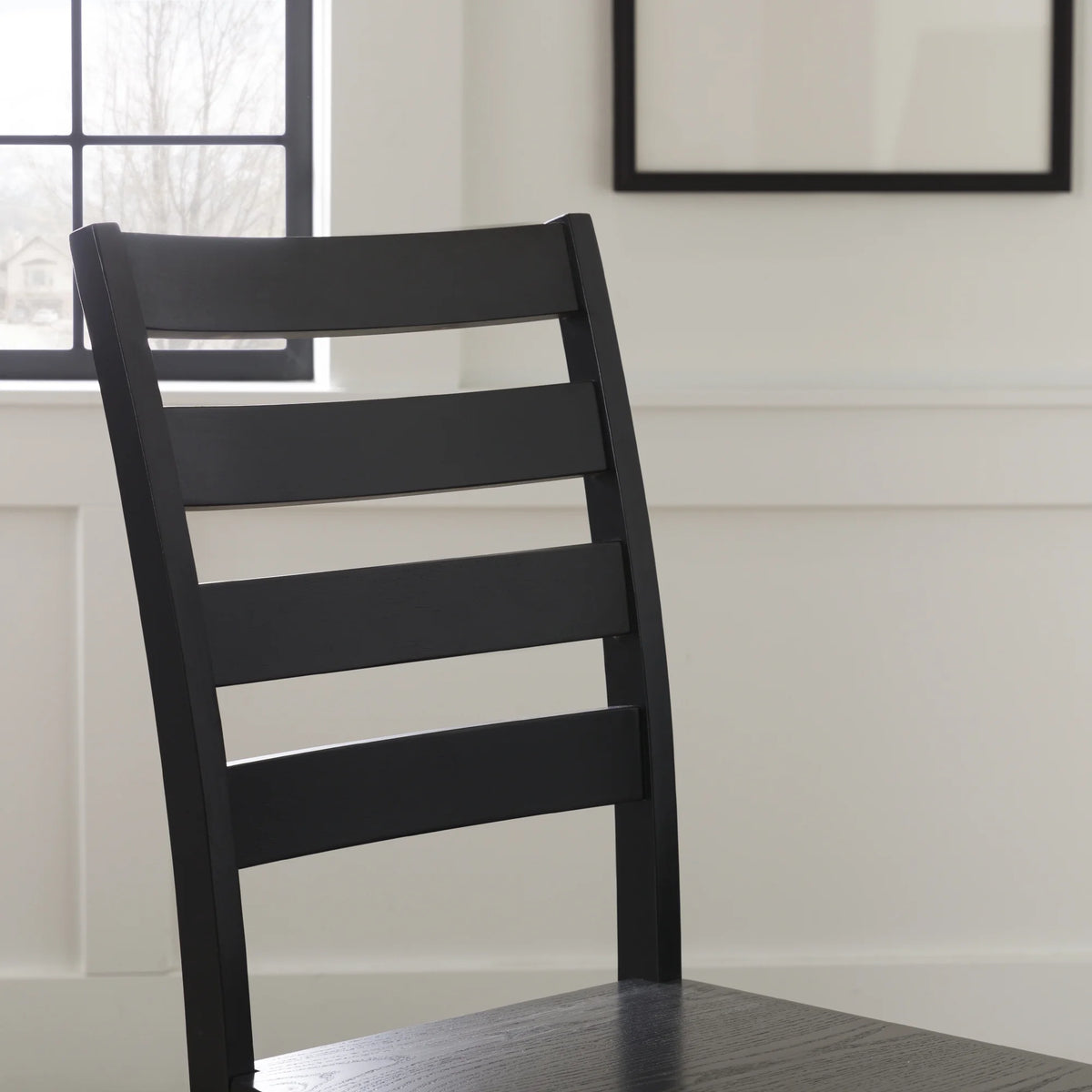 Set of 2 Black Dining Chair S427