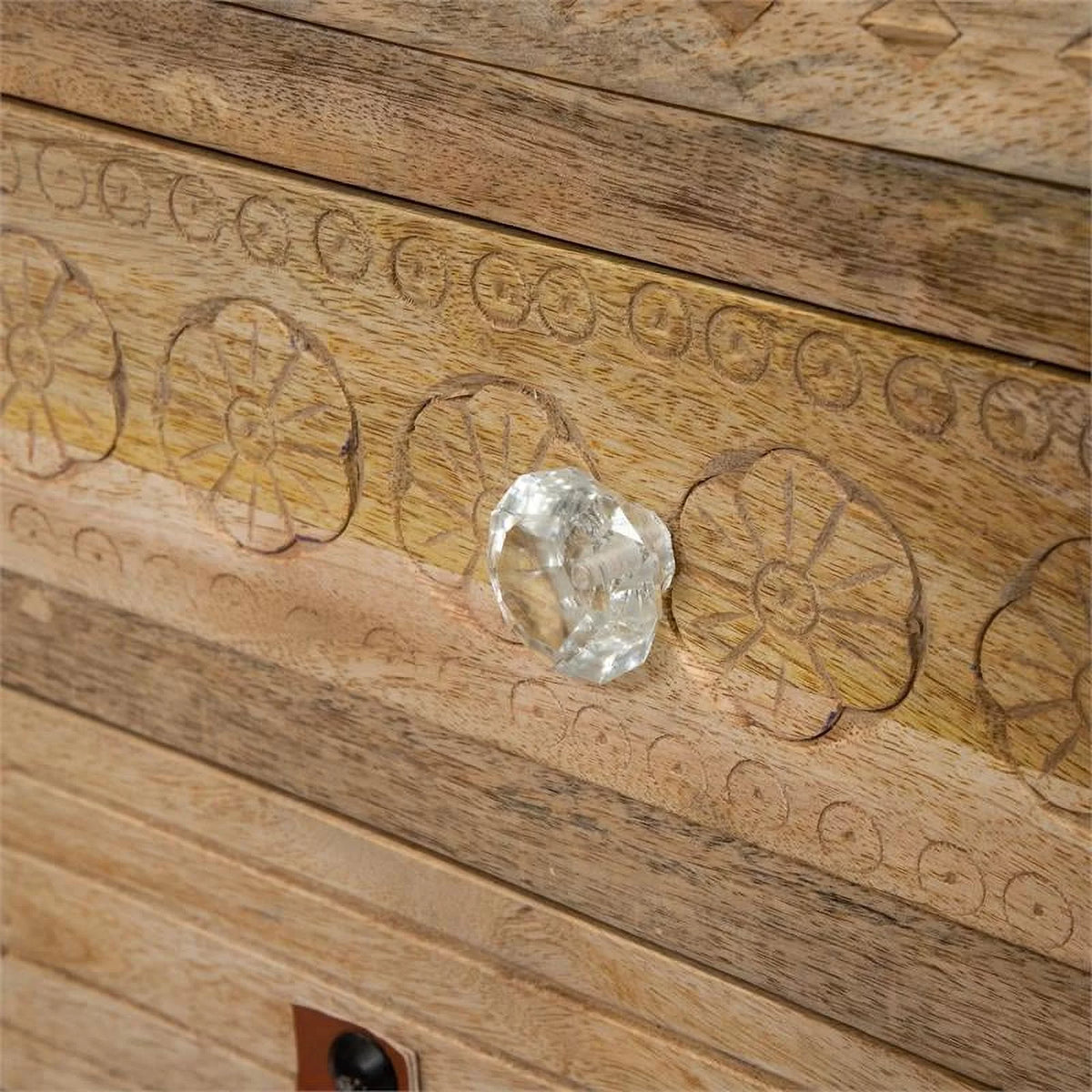 Rustic Wood 9-Drawer Chest I6214