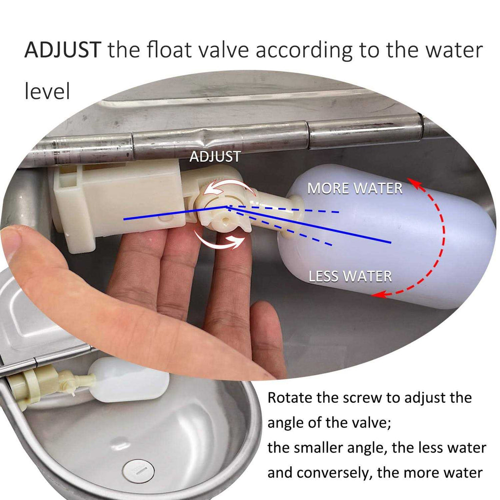 Automatic Water Bowl Dispenser Large Size Stainless J5846