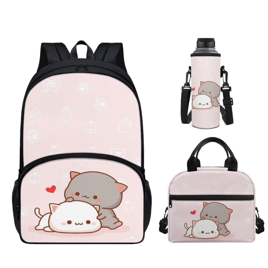 3 in 1 Backpack Set with Insulated Lunch Handbag E692232