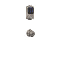 Satin Nickel Smart Deadbolt and Knob U1113