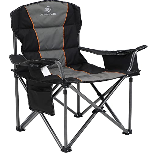 Oversized Folding Camping Chair with Cup Holder W1561