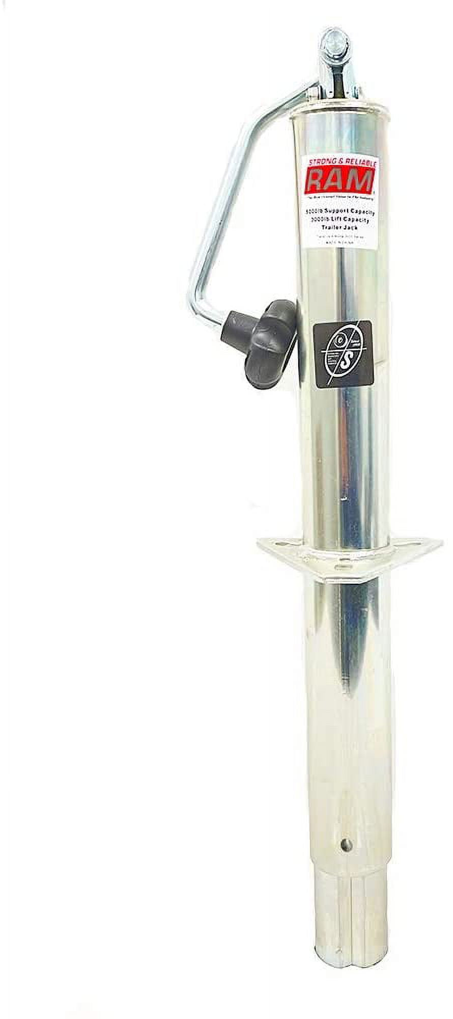 Zinc A-Frame Trailer Jack with 4" Flip Foot B208039