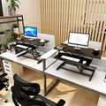 Standing Desk Converter 32 inch Height Adjustable Tabletop Workstation M9984