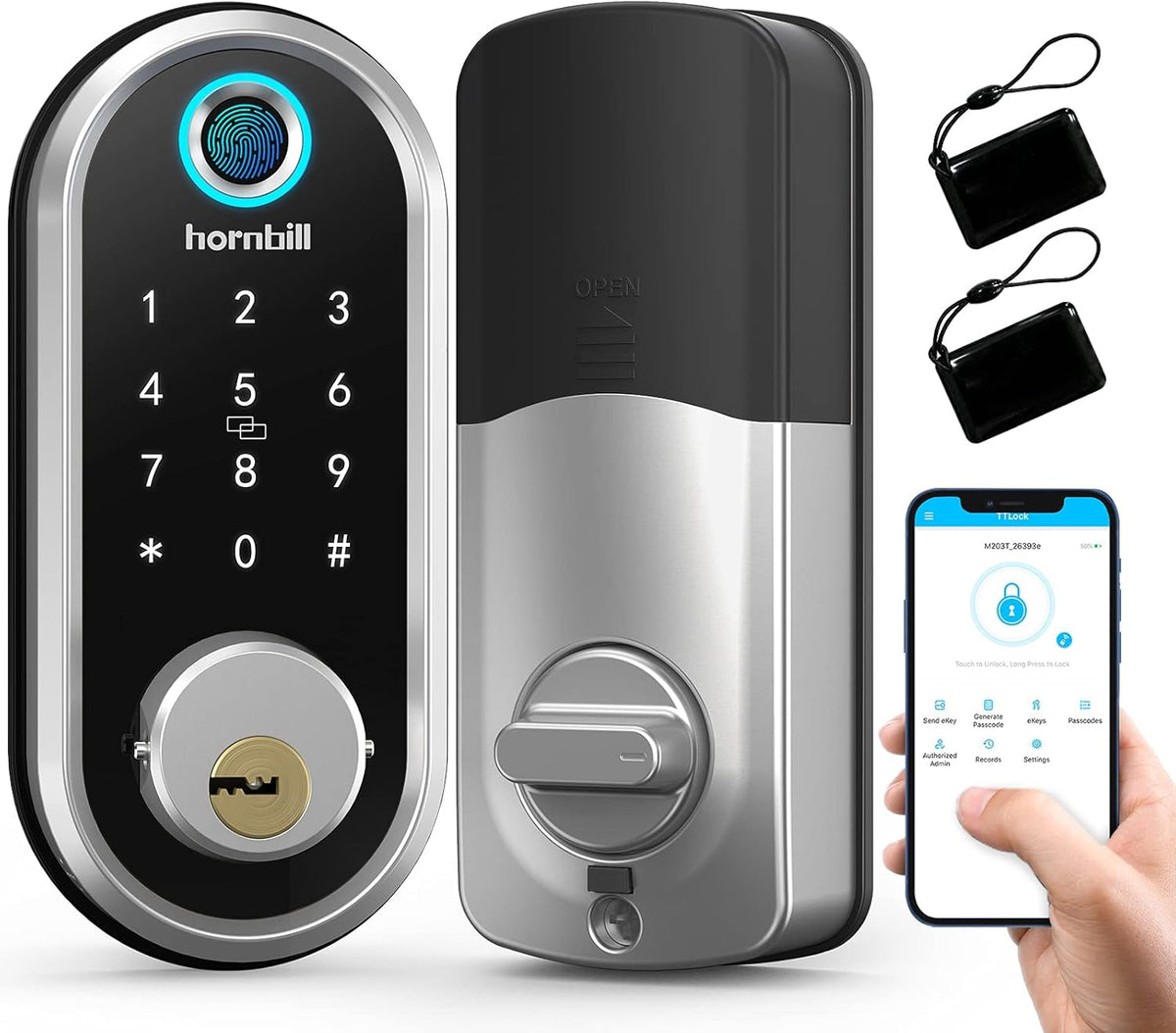 Keyless Entry Smart Deadbolt with Keypad Z898734