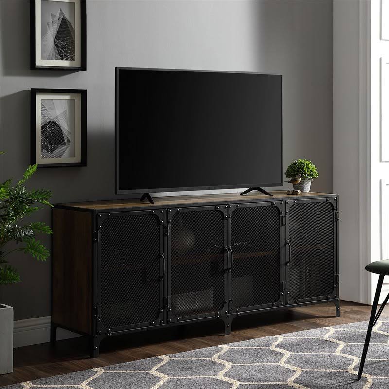 Barnwood TV Console V93017