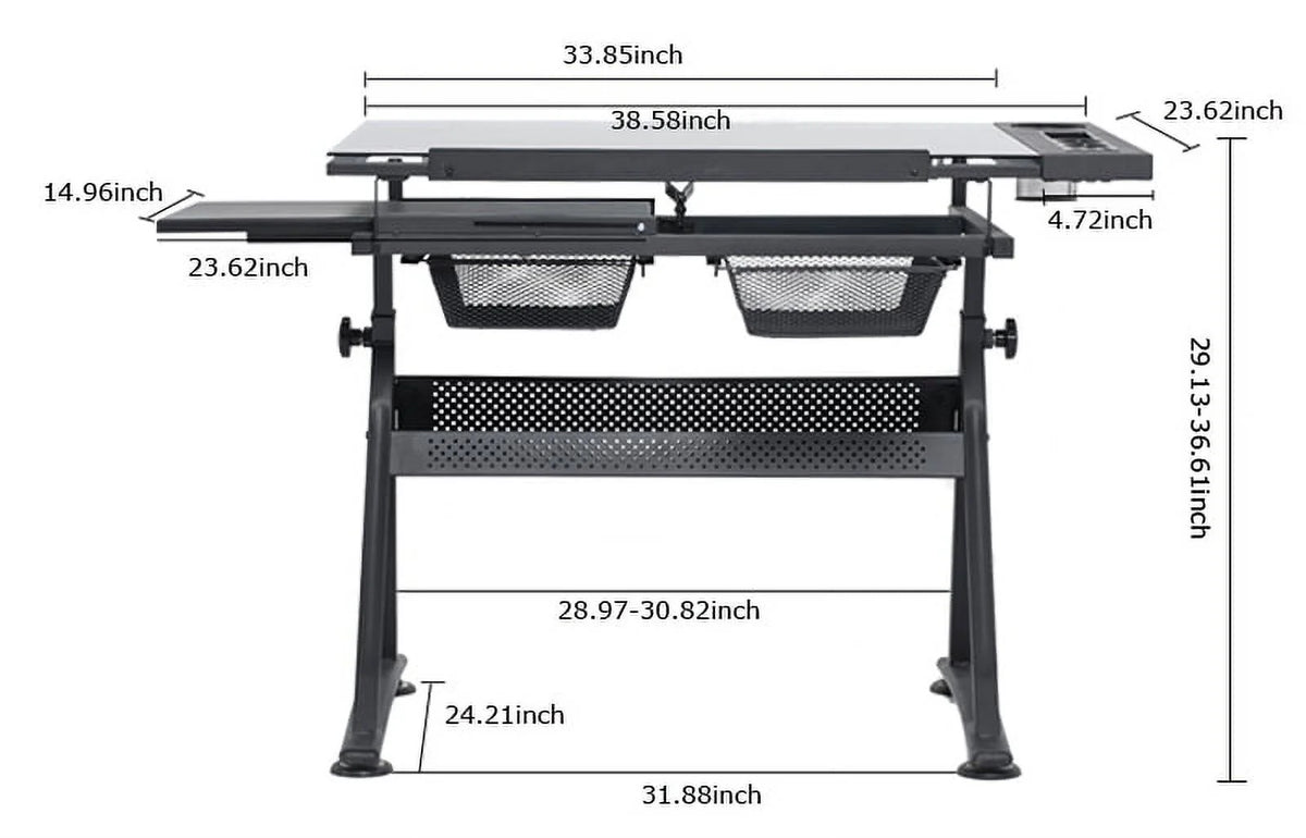 Adjustable Drafting Table E392