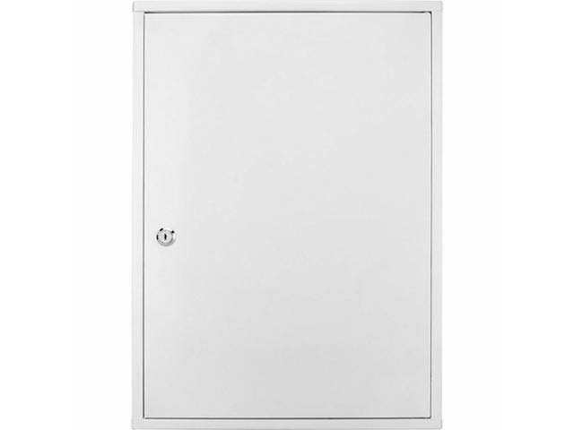 White Key Lock Wall Mount Security Cabinet X4889