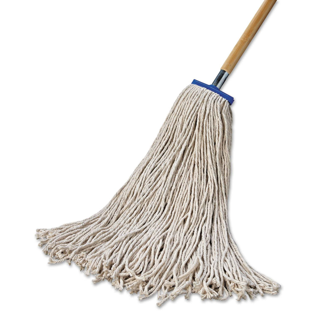 Cotton Fiber Mop Head 32oz White 12/Carton H398