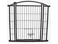 Black Outdoor Walk-Thru Pet Gate X50123