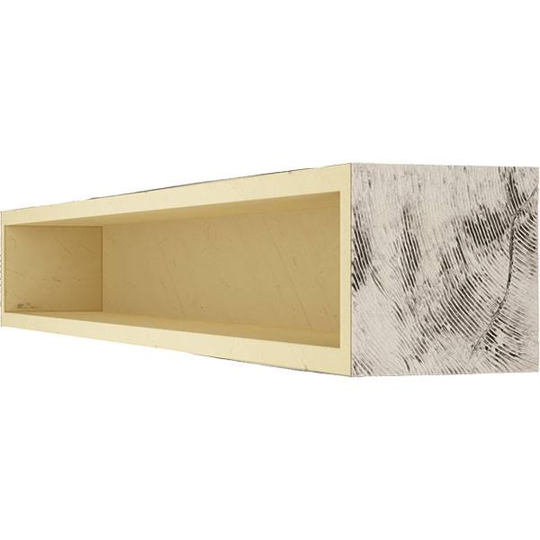 Sandblasted Faux Wood Fireplace Mantel L770216
