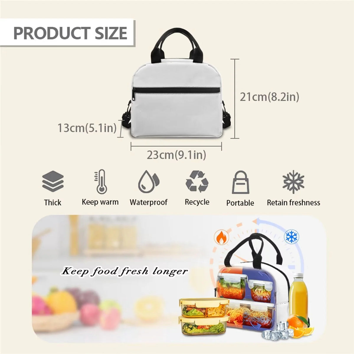3 in 1 Backpack Set with Insulated Lunch Handbag E692232