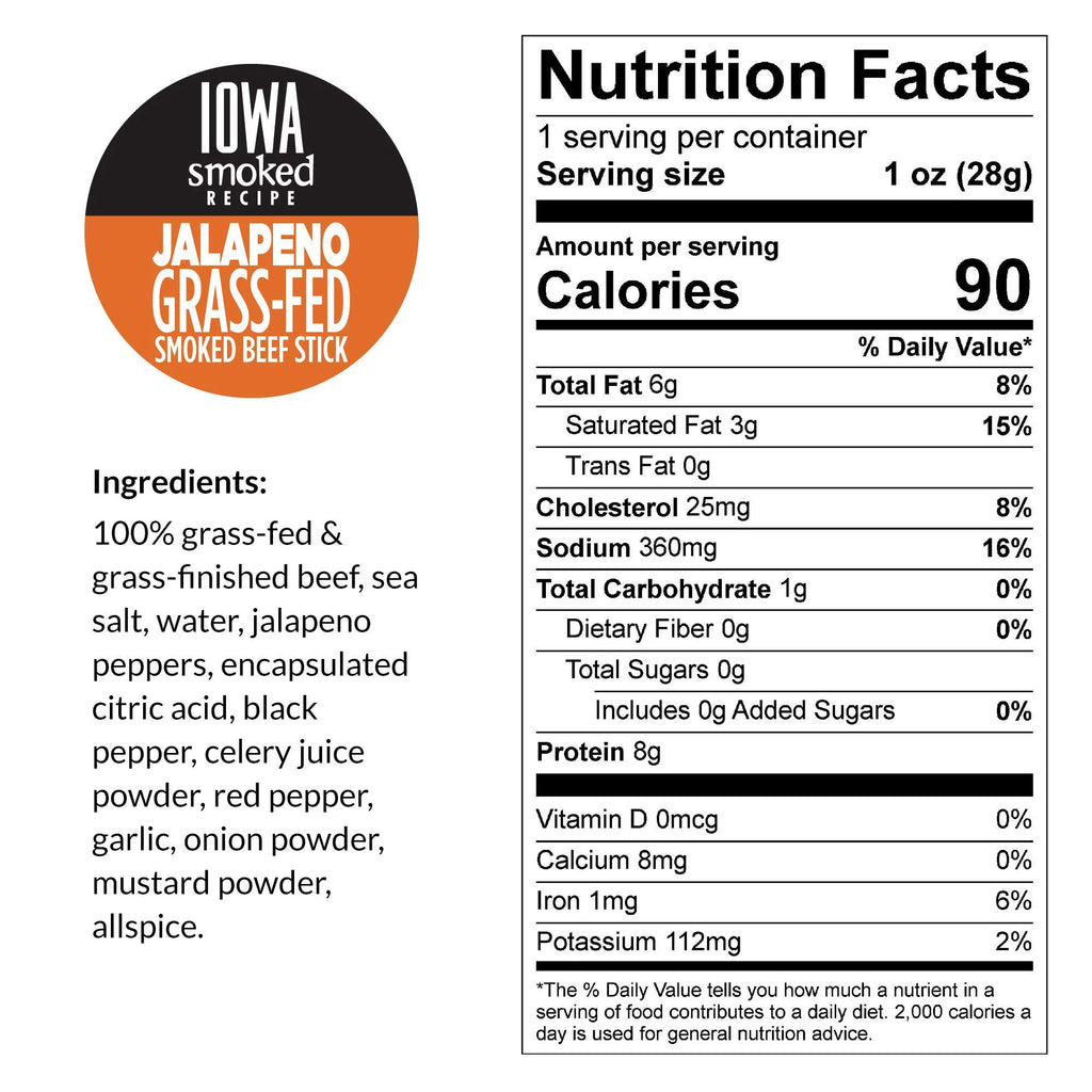 No Sugar 100% Grass-fed Non-GMO Beef Sticks 72 Count J838148
