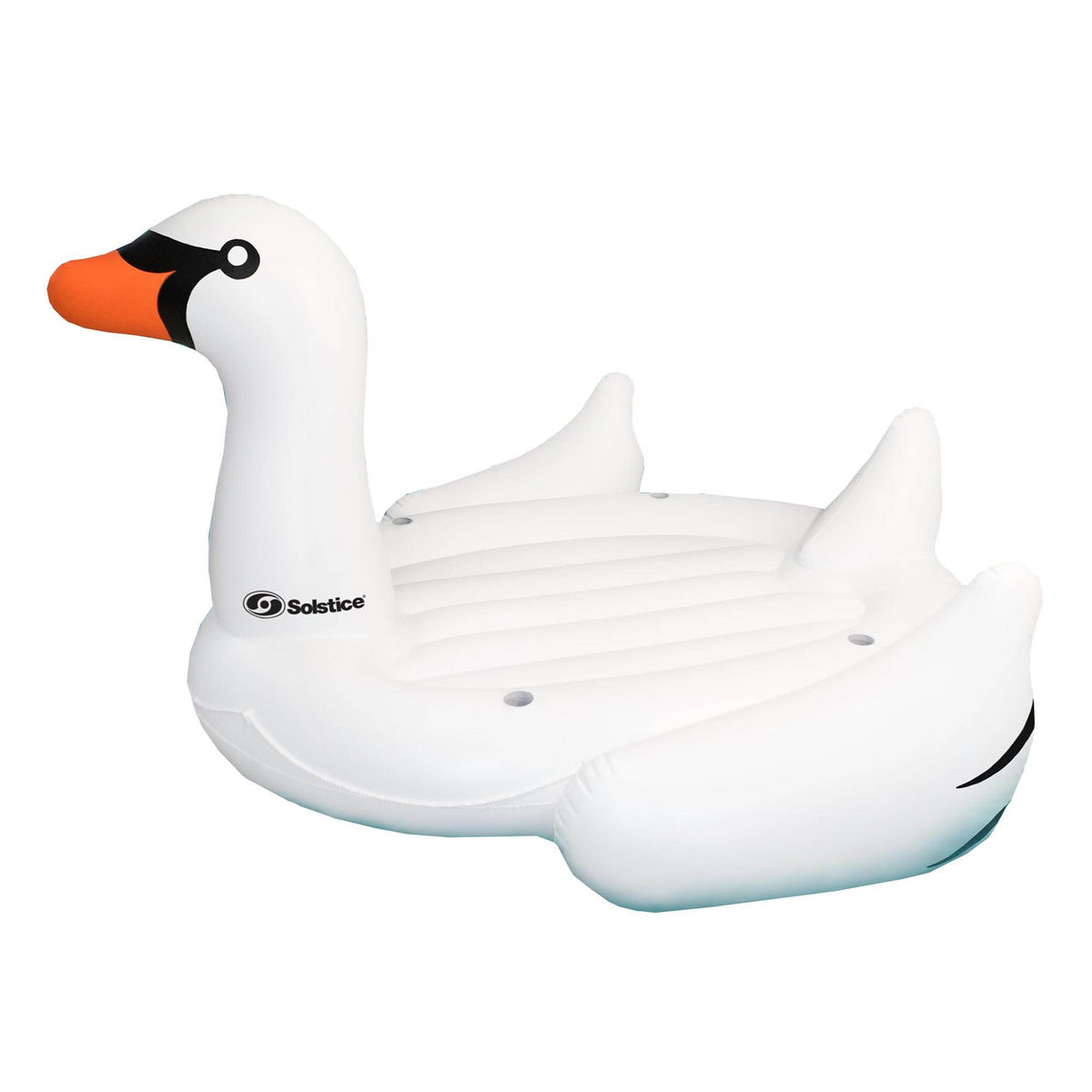 Double Inflatable Swan Pool Float Ride-On Lounge B694742