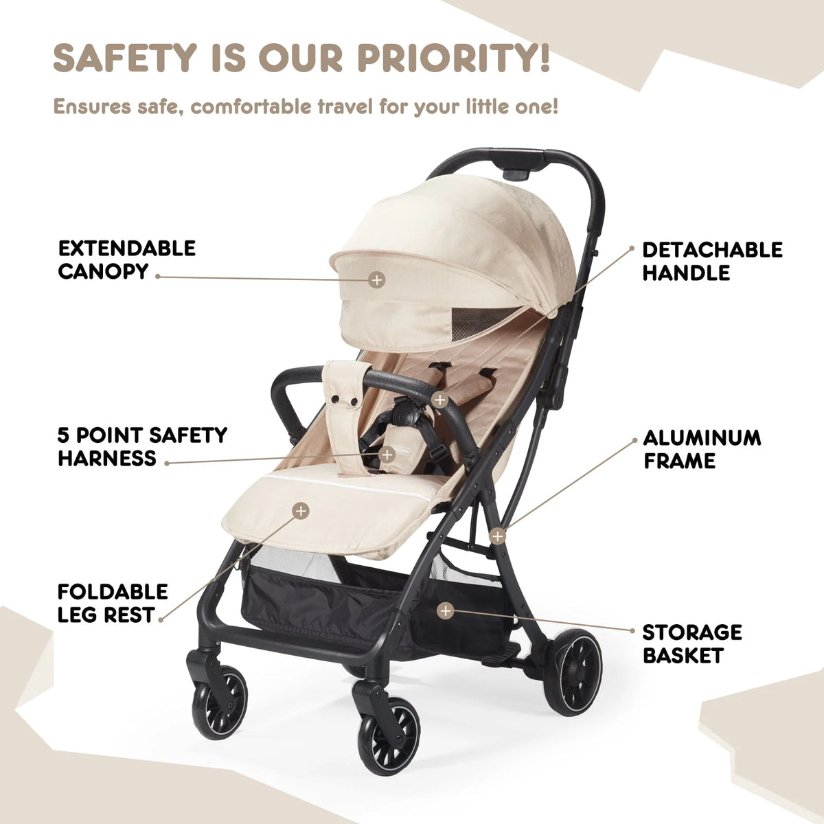 Compact Lightweight Umbrella Stroller B503