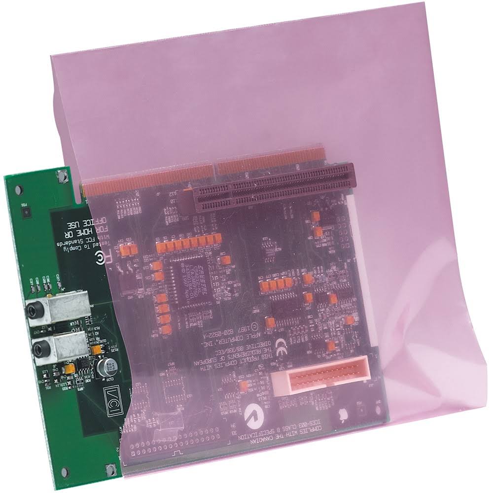 4 Mil Anti-Static Flat Poly Bags Case/250 L22328